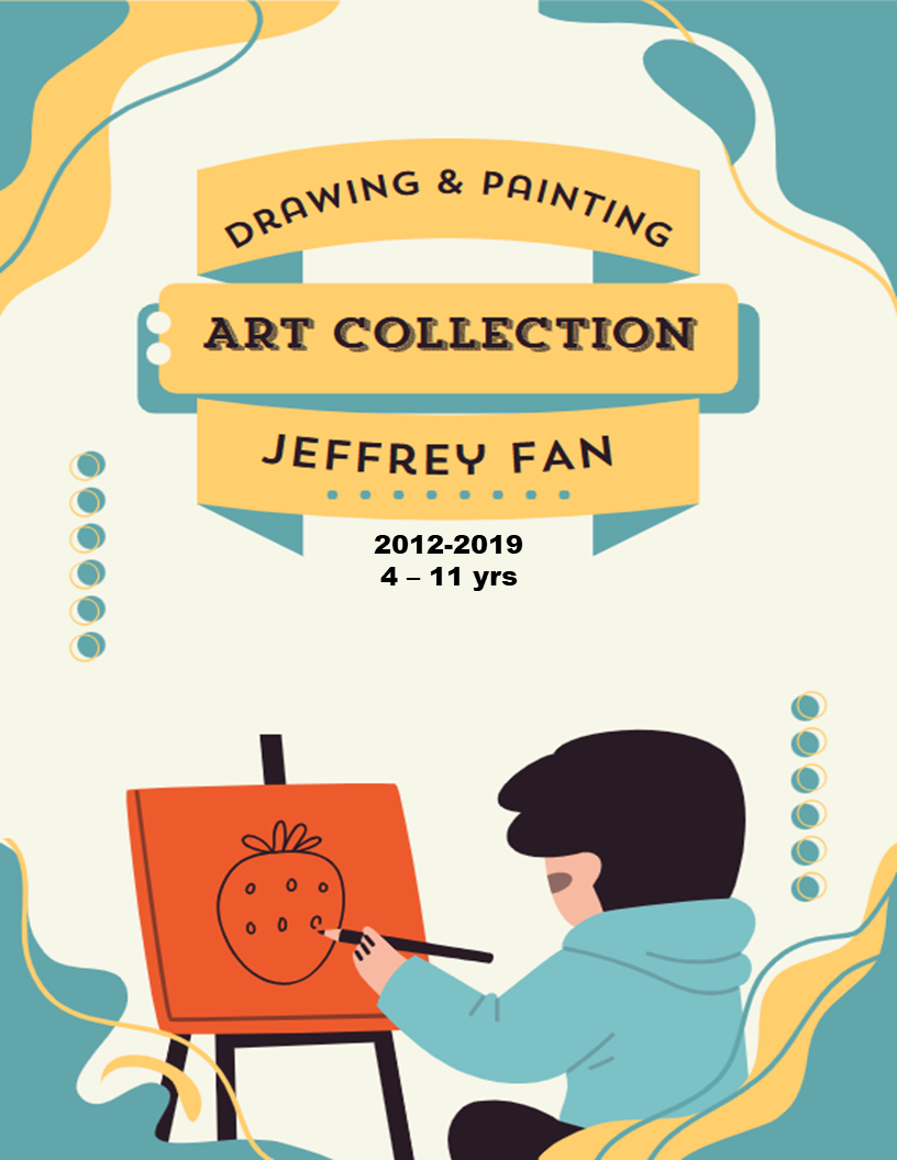 DRWAING & PAINTING ART COLLECTION BY JEFFREY FAN 4-11 YRS
